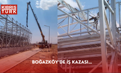 Boğazköy’de iş kazası…