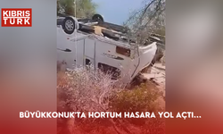 Büyükkonuk'ta hortum hasara yol açtı...