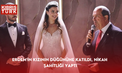 Cumhurbaşkanı Tatar, Erdem'in kızının düğününe katıldı, nikah şahitliği yaptı