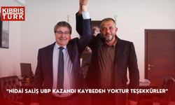 "NİDAİ SALİŞ UBP KAZANDI KAYBEDEN YOKTUR TEŞEKKÜRLER"