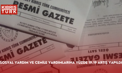 Sosyal yardım ve cemile yardımlarına yüzde 19.19 artış yapıldı