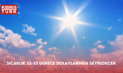 Hava açık ve az bulutlu, Sıcaklık 32-35 derece dolaylarında seyredecek