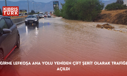 Girne Lefkoşa ana yolu yeniden çift şerit olarak trafiğe açıldı