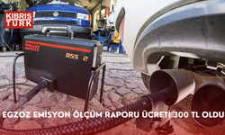 Egzoz emisyon ölçüm raporu ücreti 300 TL oldu