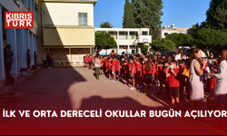 İlk ve orta dereceli okullar bugün açılıyor