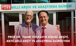 Kıbrıslı Türk Bilim İnsanı Prof Dr. Vamık Volkan’ın kişisel arşivi, KKTC Milli Arşiv ve Araştırma Dairesi’nde