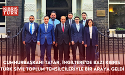 Cumhurbaşkanı Tatar, İngiltere’de bazı Kıbrıs Türk sivil toplum temsilcileriyle bir araya geldi