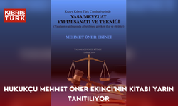 Hukukçu Mehmet Öner Ekinci’nin Yasa/Mevzuat Yapım Sanatı ve Tekniği kitabı yarın tanıtılıyor