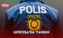 Lefkoşa’da yangın