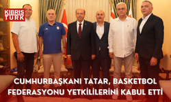 Cumhurbaşkanı Tatar, Basketbol Federasyonu yetkililerini kabul etti