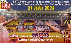 KKTC Fbider Fenerbahçe - Galatasaray maçı için Lefkoşa tribünü kuruyor