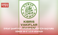 Evkaf Şampiyon Melekler bursu için başvuru süresi 30 Eylül'e uzatıldı