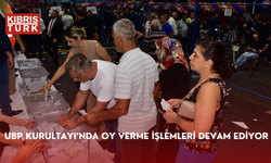 UBP Kurultayı’nda oy verme işlemleri devam ediyor