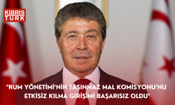 Başbakan Üstel: "Rum Yönetimi’nin Taşınmaz Mal Komisyonu’nu etkisiz kılma girişimi başarısız oldu"