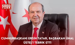 Cumhurbaşkanı Ersin Tatar, Başbakan Ünal Üstel'i tebrik etti