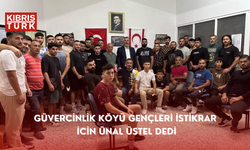 GÜVERCİNLİK KÖYÜ GENÇLERİ İSTİKRAR  İCİN ÜNAL ÜSTEL DEDİ