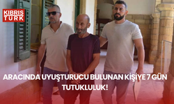 Aracında uyuşturucu bulunan kişiye 7 gün tutukluluk!