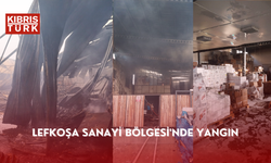 Lefkoşa Sanayi Bölgesi'nde yangın