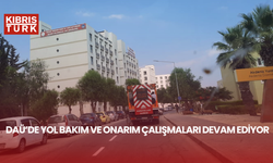 DAÜ’de yol bakım ve onarım çalışmaları devam ediyor