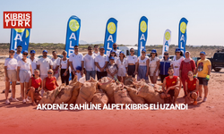 Akdeniz Sahiline Alpet Kıbrıs Eli Uzandı