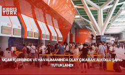 Uçak içerisinde ve havalimanında olay çıkaran alkollü şahıs tutuklandı