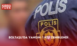 Boltaşlı’da yangın: 1 kişi zehirlendi