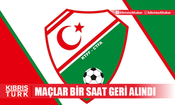 MAÇLAR BİR SAAT GERİ ALINDI