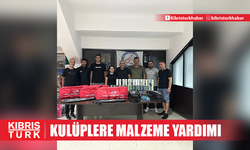 Kulüplere malzeme yardımı