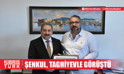 Şenkul, Azerbaycan Şehir Belediyeleri Birliği Başkanı Taghiyev ile görüştü