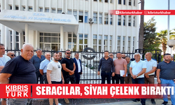 Seracılar Birliği, Bayındırlık ve Ulaştırma Bakanlığı’na siyah çelenk bıraktı