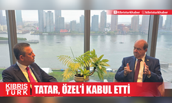 Cumhurbaşkanı Tatar, New York’ta CHP Genel Başkanı Özgür Özel’i kabul etti