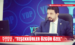 "TEŞEKKÜRLER ÖZGÜR ÖZEL"