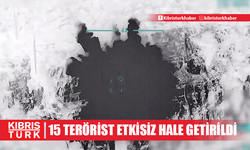 Suriye'nin kuzeyinde PKK/YPG'li 15 terörist etkisiz hale getirildi