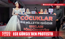 Ece Gürsel'den “Çocuklara Dokunma” protestosu