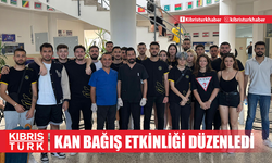 Doğu Akdeniz Üniversitesi’nde bir kan bağış etkinliği düzenledi