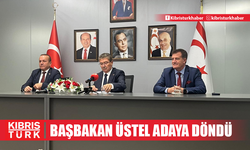 Başbakan Üstel Ada'ya döndü...