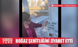 Türkan Şoray, Boğaz Şehitliği’ni ziyaret etti