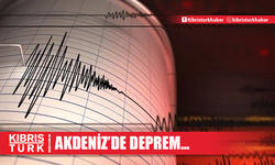 Akdeniz'de deprem...