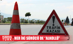 İki trafik kazası.. Her iki sürücü de alkollü