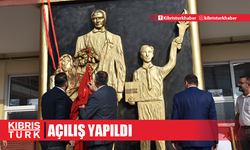 Canbulat Özgürlük Ortaokulu’nda Atatürk büstü rölyef çalışması ve su arıtma odasının açılışı yapıldı