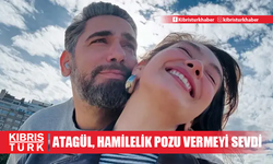 Neslihan Atagül hamilelik pozu vermeyi sevdi!