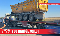 Lefkoşa Gazimağusa anayolu trafiğe tekrar açıldı…