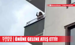 Iğdır'da bir kadın balkon çıktı, önüne gelene silahla ateş etti!