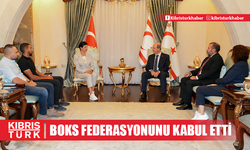 Cumhurbaşkanı Tatar, Boks Federasyonu heyetini kabul etti