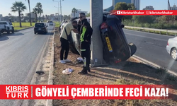 Gönyeli Çemberinde feci kaza!