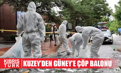 Kuzey Kore'den balonla gönderilen çöpler Güney Kore Devlet Başkanlığı yerleşkesine düştü