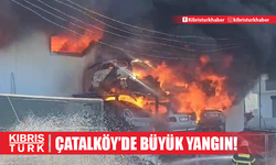 SON DAKİKA...Çatalköy'de yangın