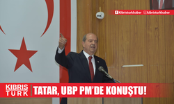 Cumhurbaşkanı Tatar UBP PM'de konuştu