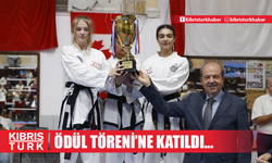 Tatar, KKTC WTF Taekwondo Şampiyonası 2024 ve WBMF Renkli Kuşaklar Şampiyonalarının ödül törenine katıldı