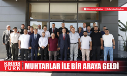 Cumhurbaşkanı Ersin Tatar Maraş bölgesi muhtarları ile bir araya geldi